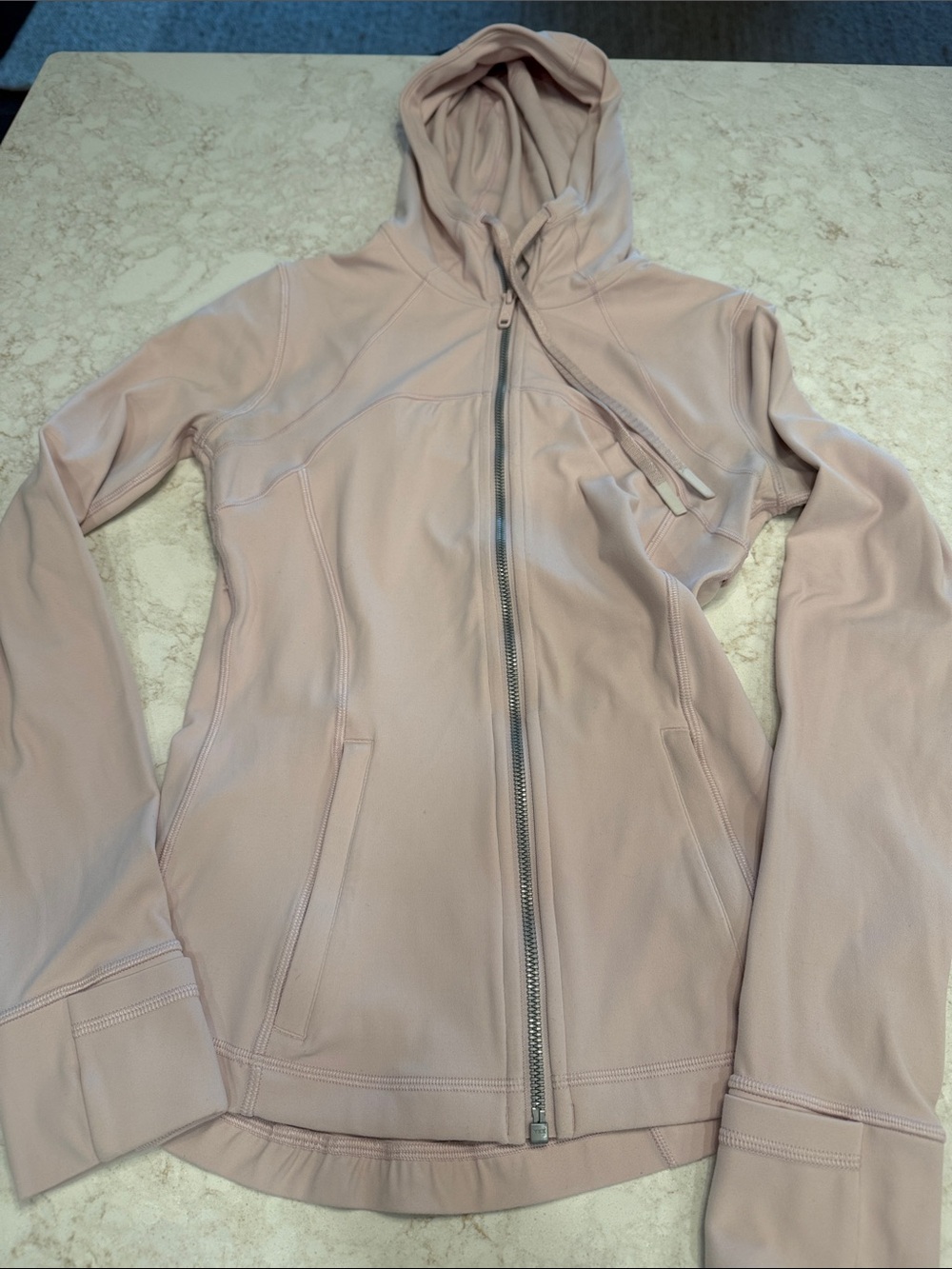 lululemon athletica Blush Pink Hooded Zip-Up Jacket